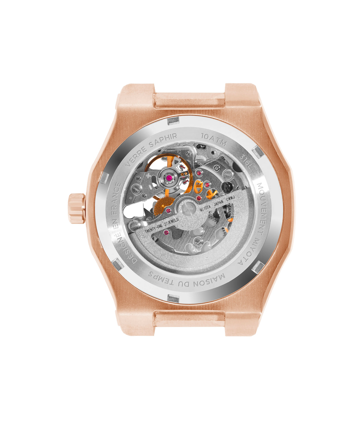 MTBeta Skeleton Rose Gold Acier