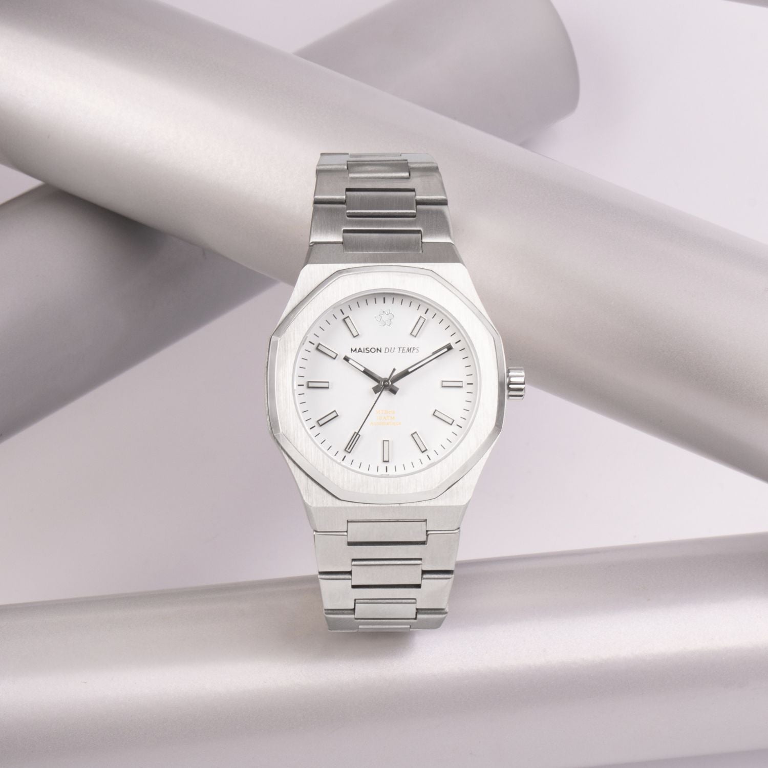 Montre Automatique cadran blanc 42mm