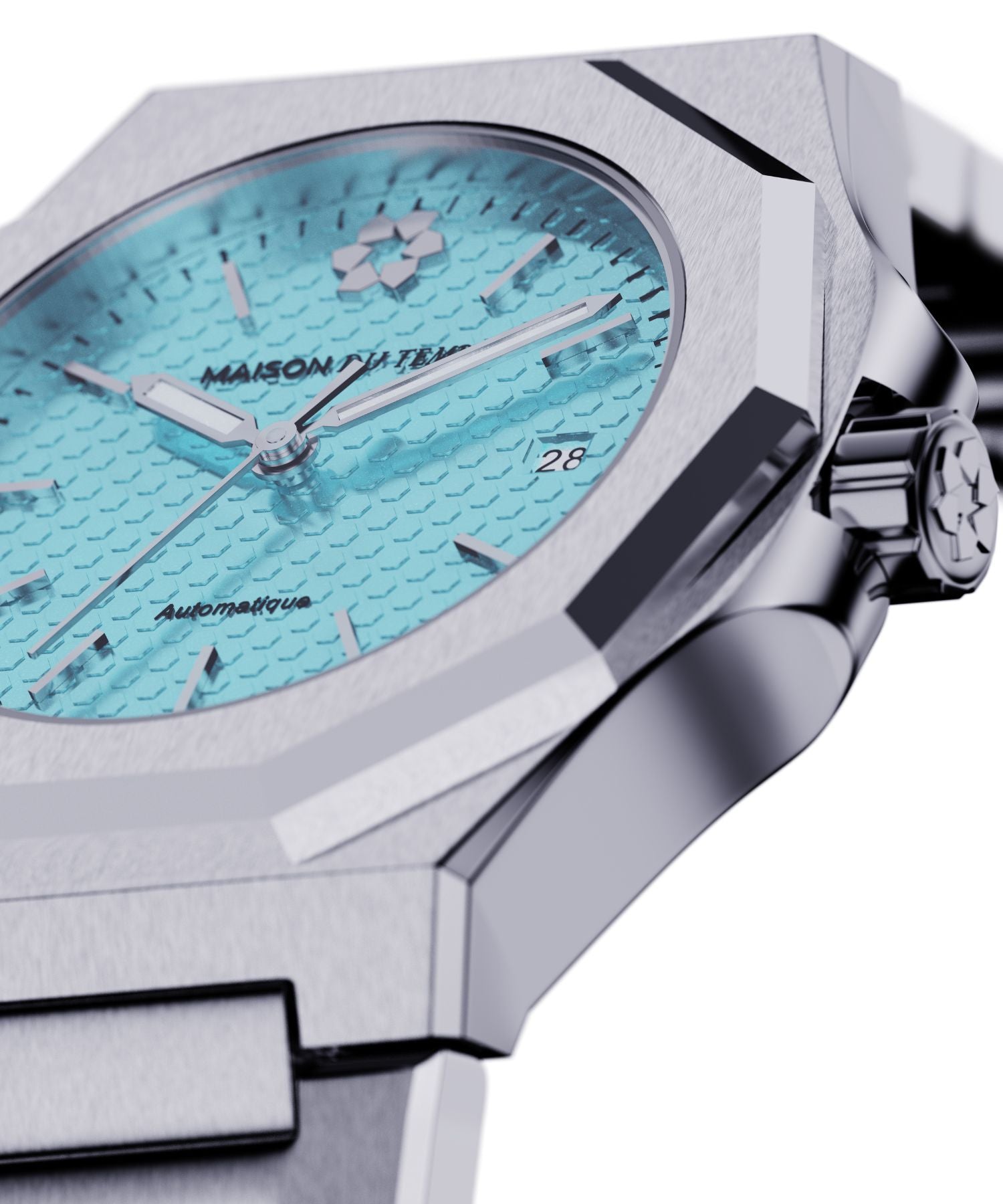 Montre cadran turquoise automatique 40mm miyota
