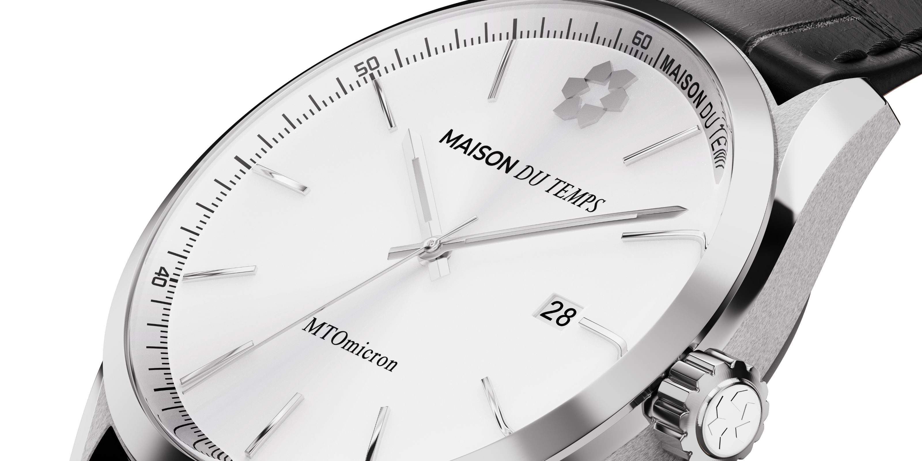 Montre homme 38mm cadran silver