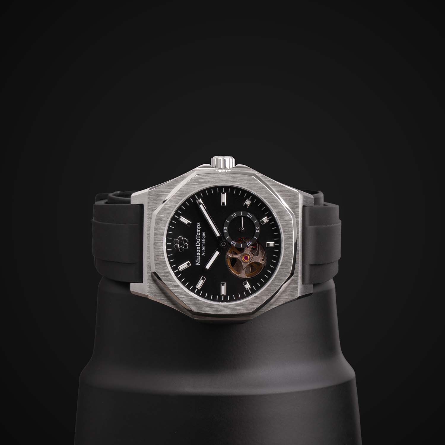 Montre coeur ouvert homme automatique Miyota