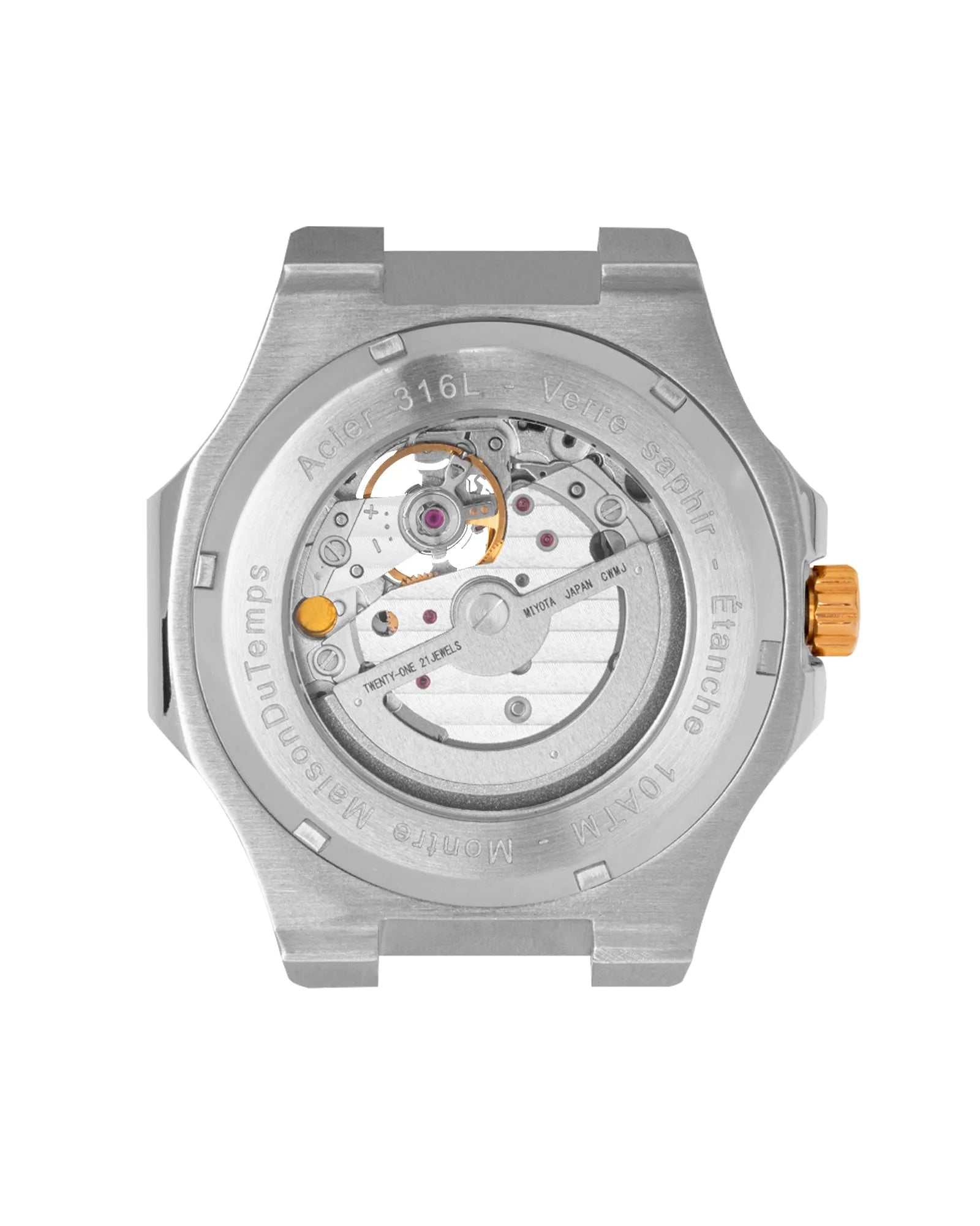 MTZeta Open Heart Black Gold Yellow Steel