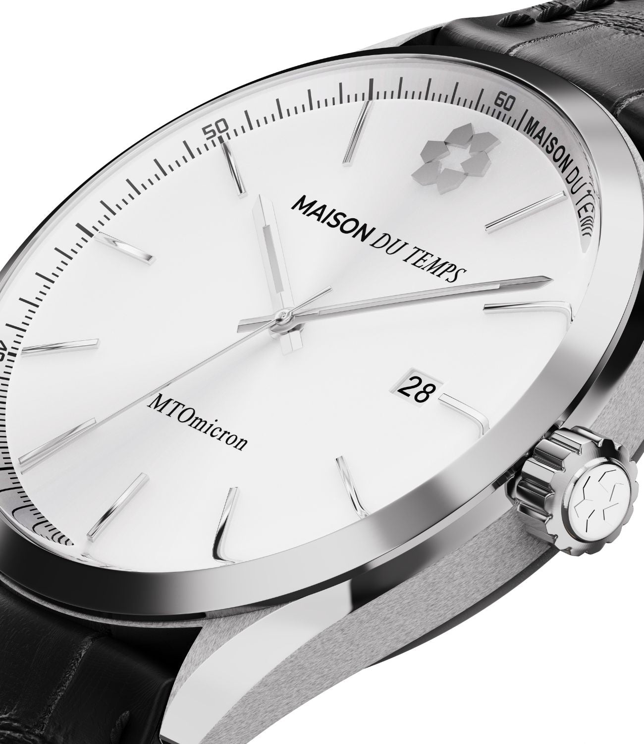 Montre homme 38mm cadran silver