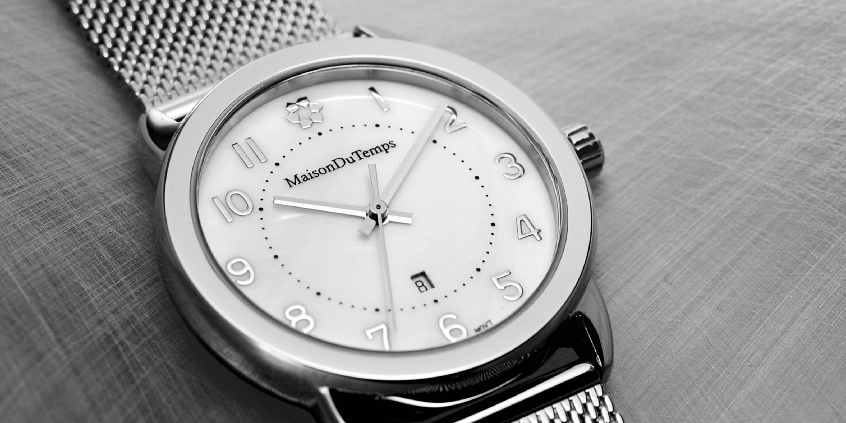 Montre Femme MTMU Bracelet Maille Milanaise Format Ordinateur