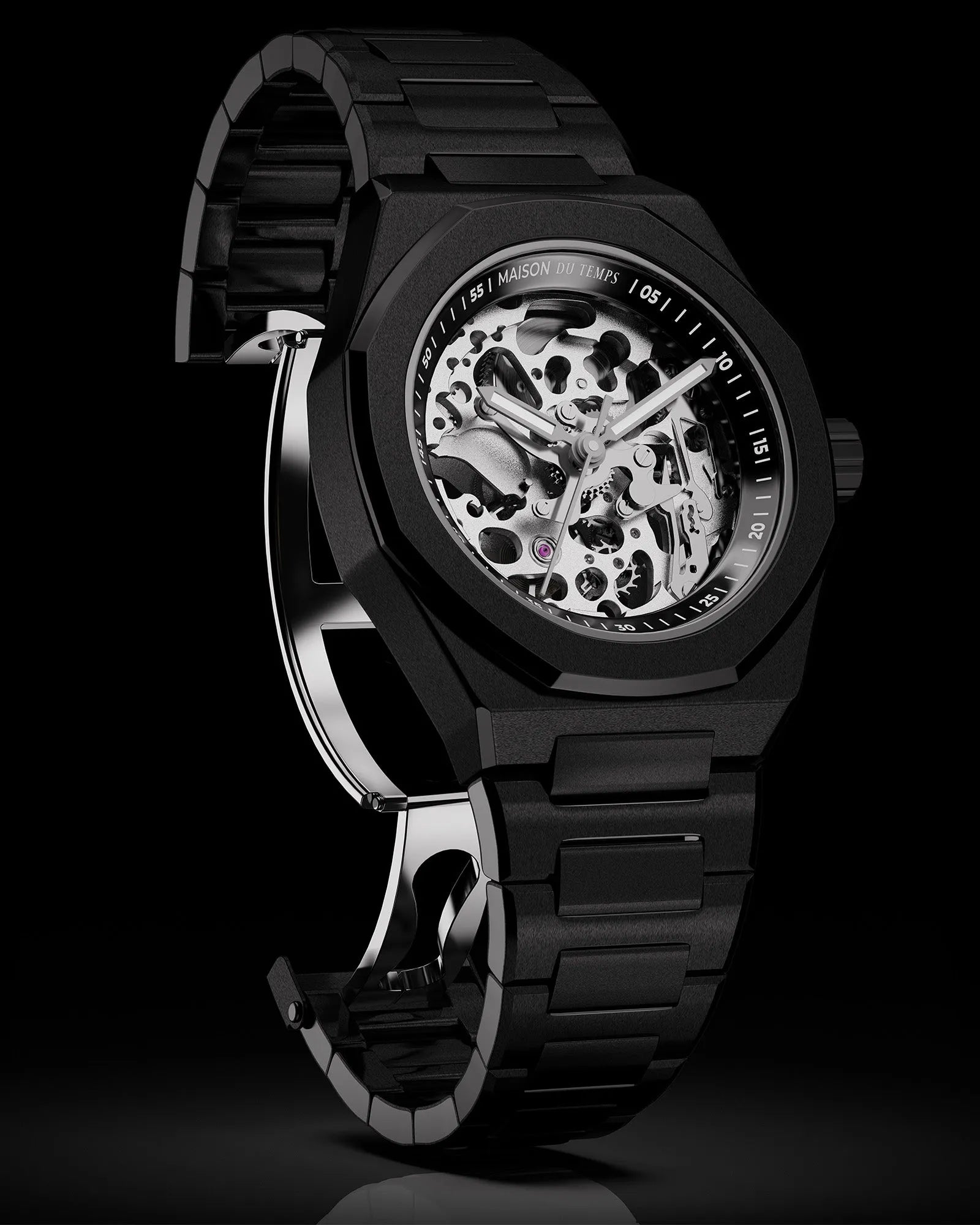 Montre MTBeta skeleton black édition automatique Miyota