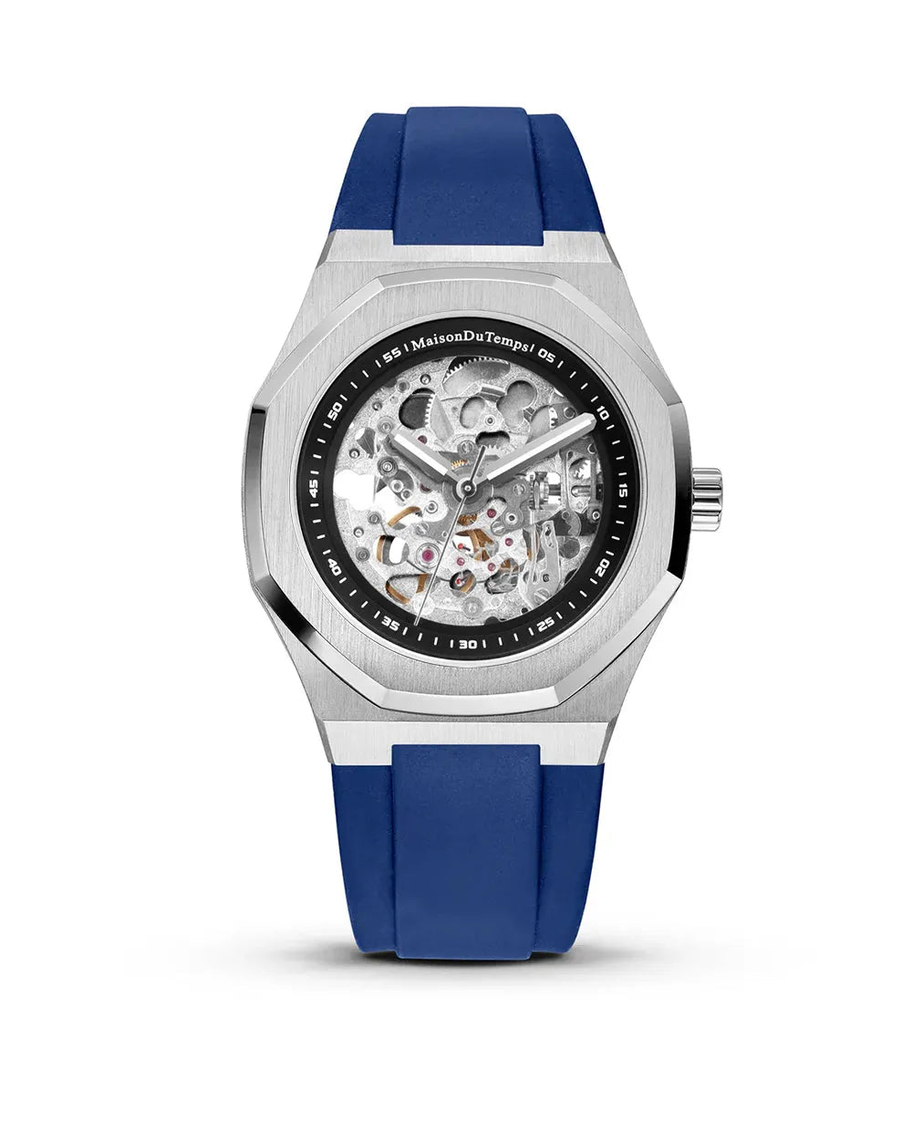 MTBeta Skeleton Miyota Silicone Blue