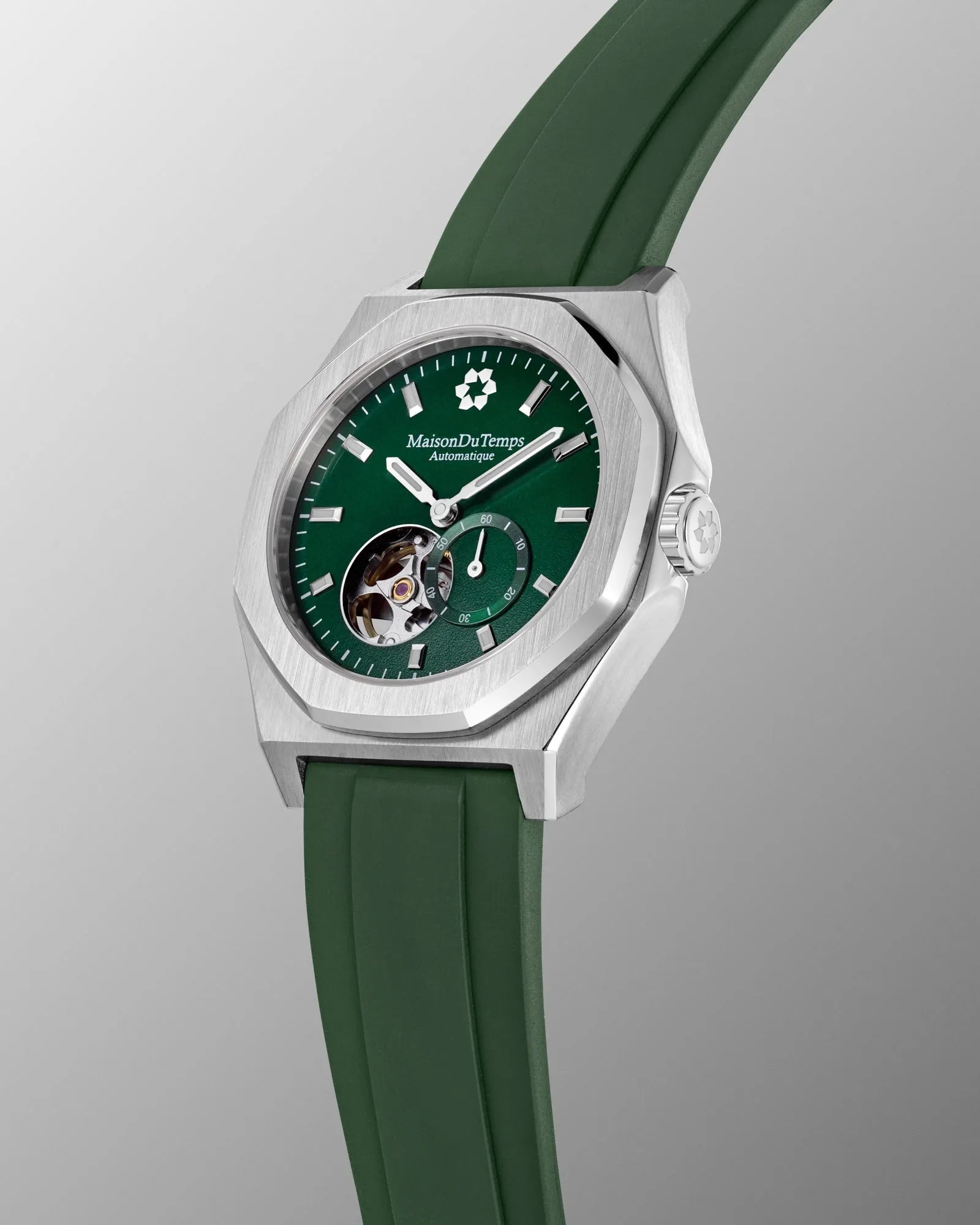 MTDelta Coeur Ouvert Cadran Vert bracelet Vert