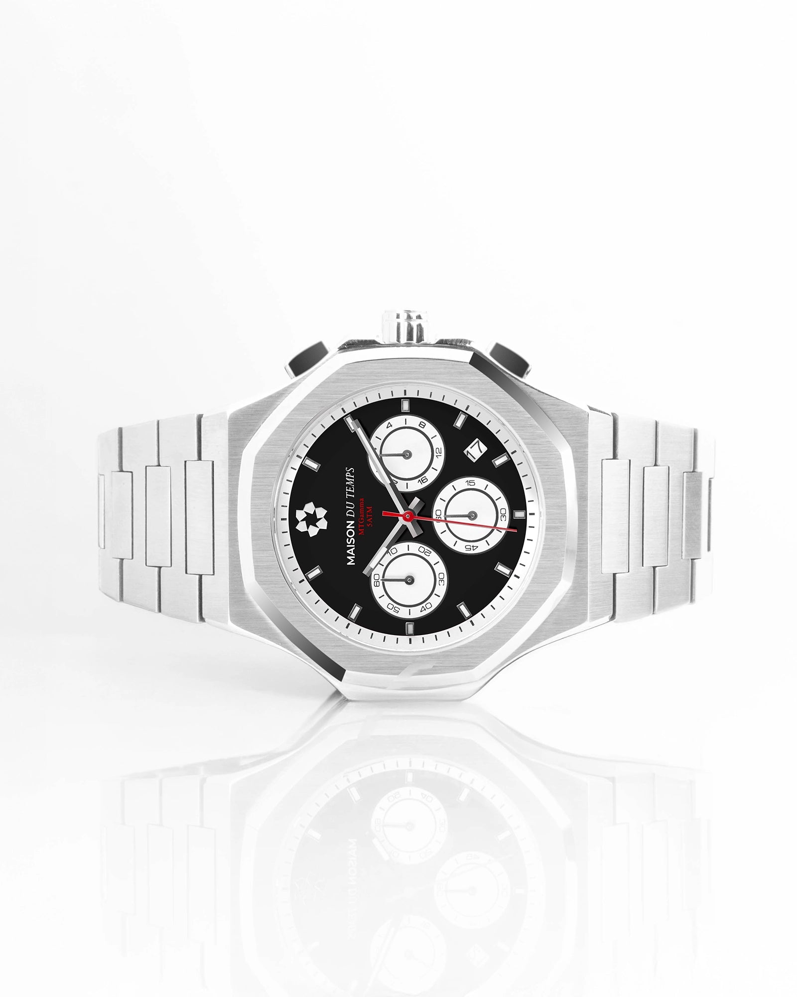 MTGamma Chronographe Noir Silicone Noir