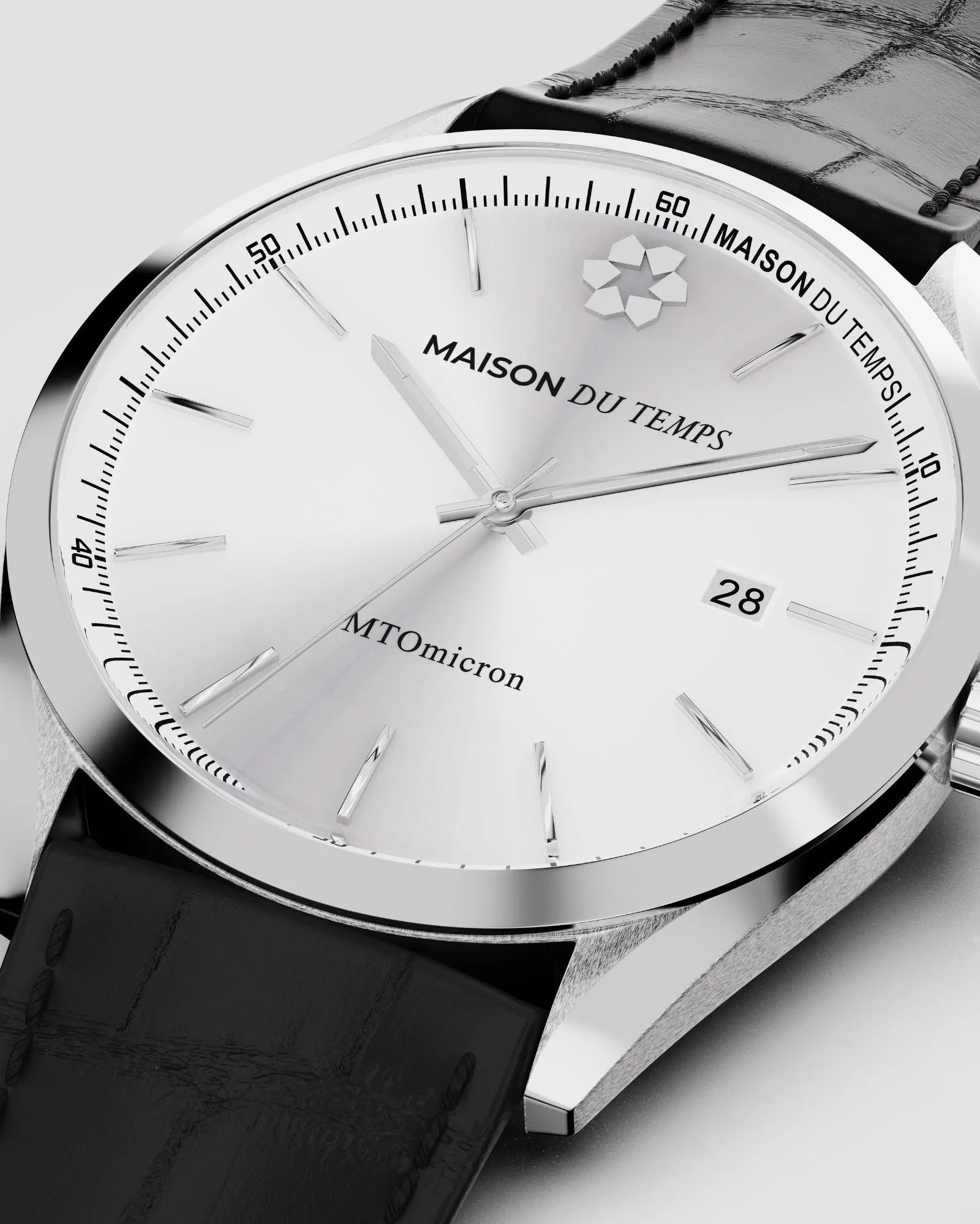 Montre 38mm MTOmicron bracelet cuir Miyota