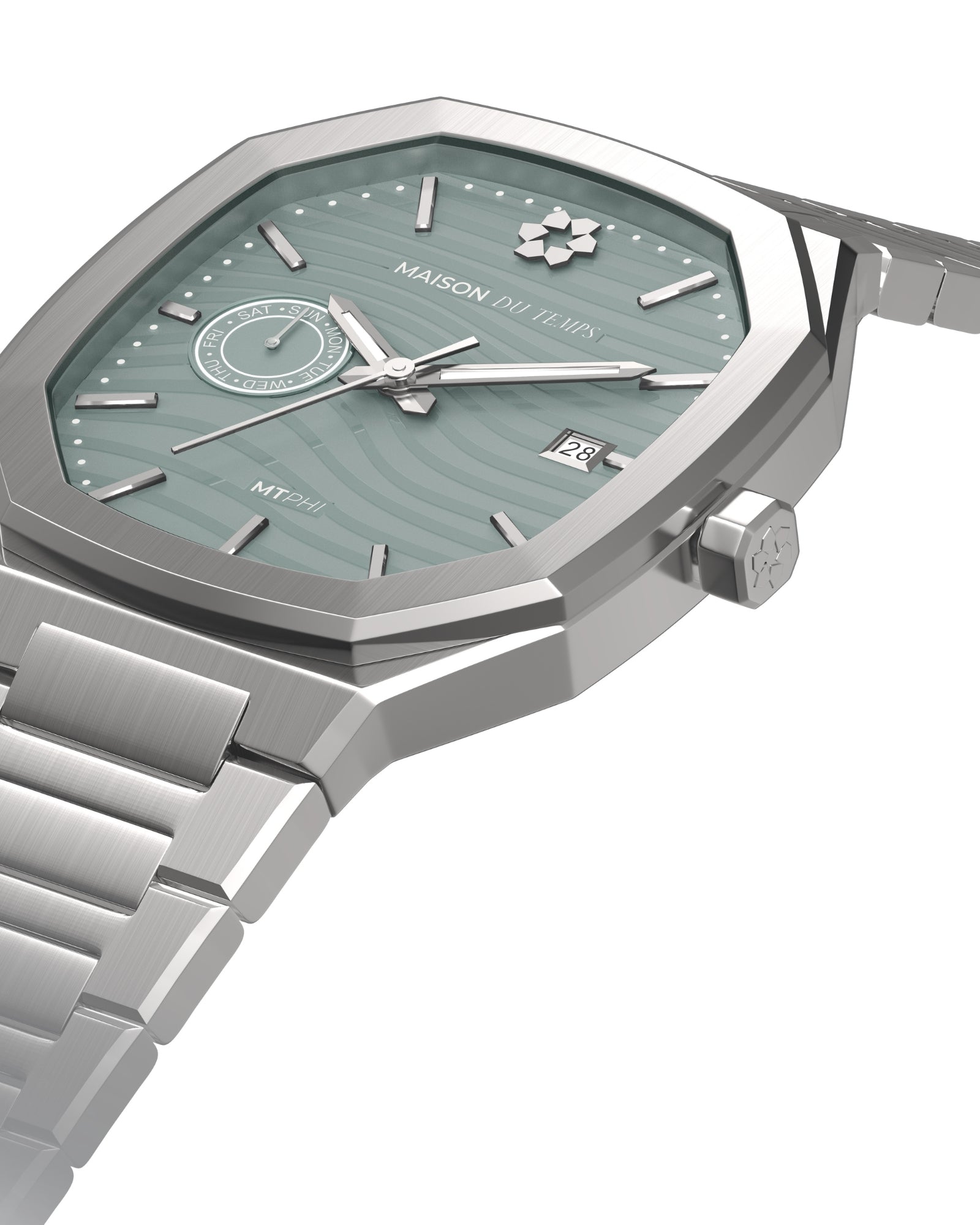 MTPhi Day-Date Vert Acier