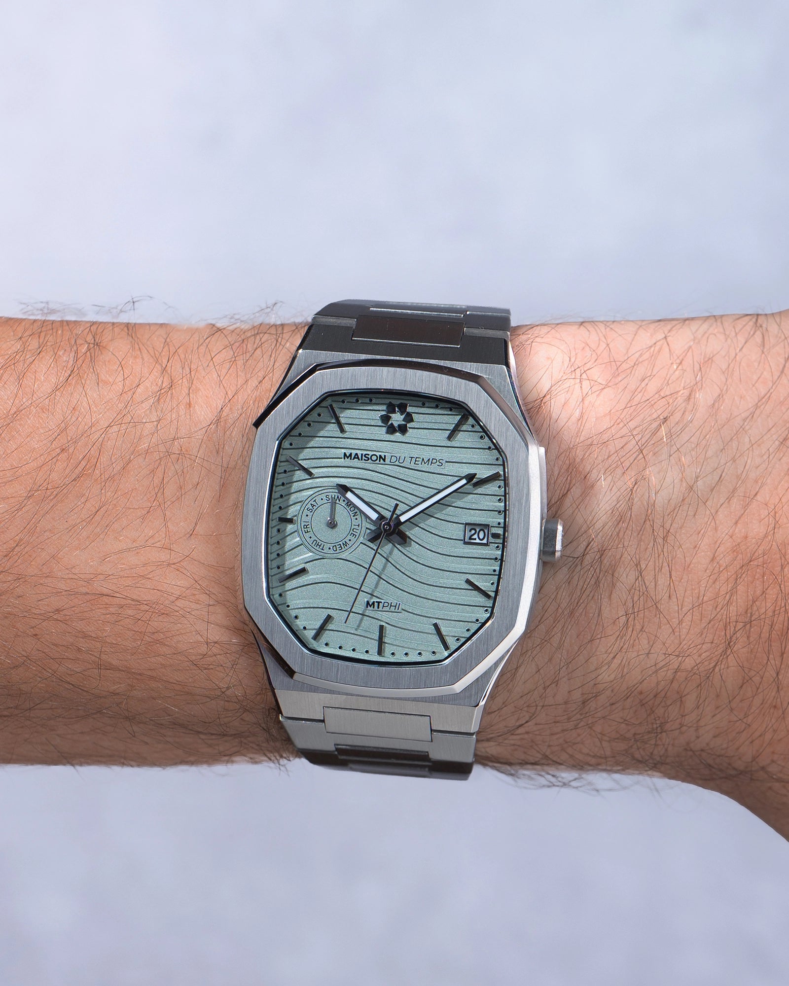 MTPhi Day-Date Vert Acier