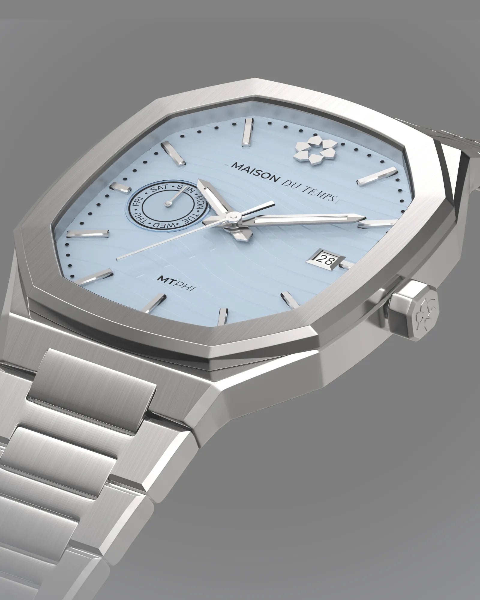 MTPhi Day-Date Bleu Acier