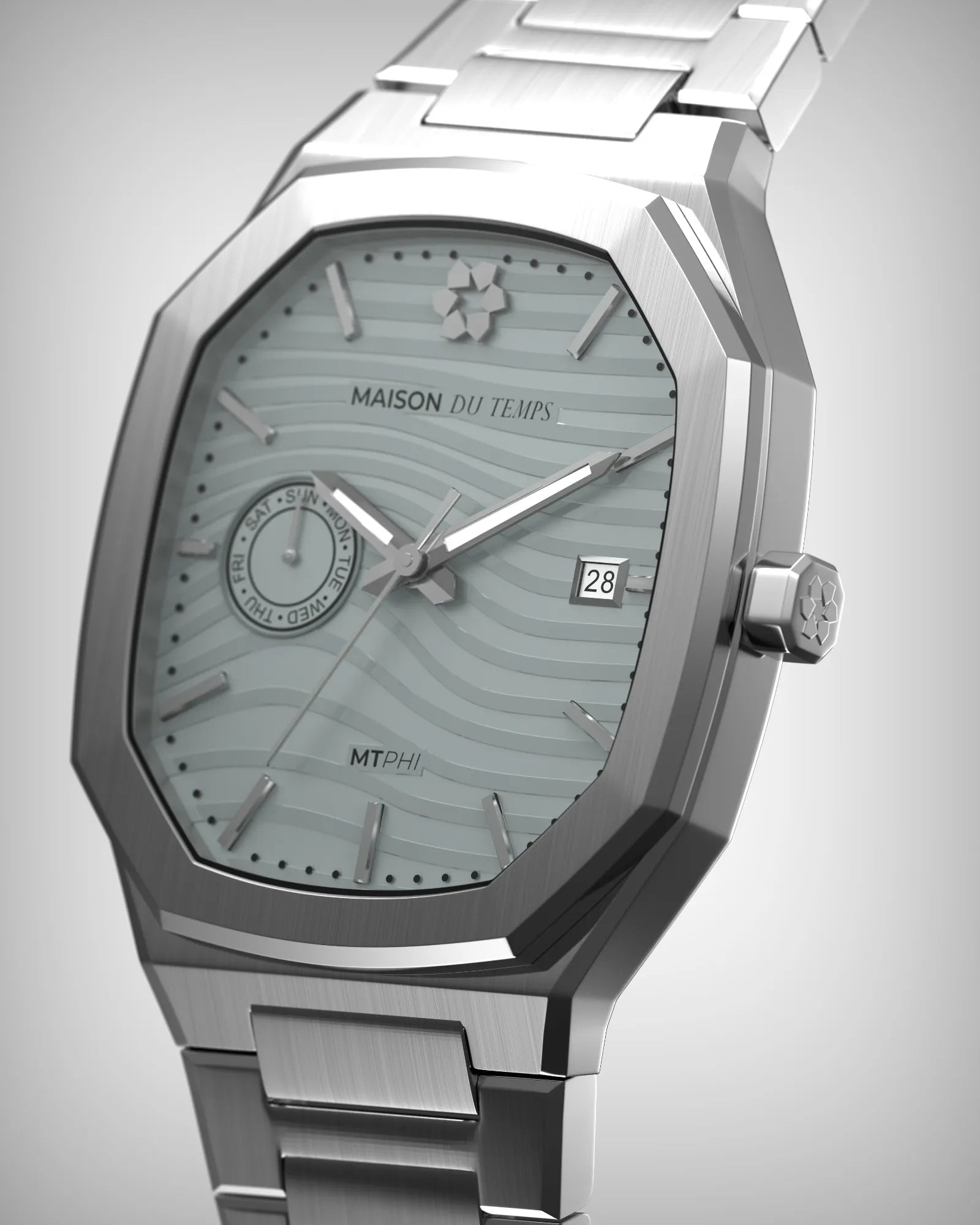 MTPhi Day-Date Vert Acier