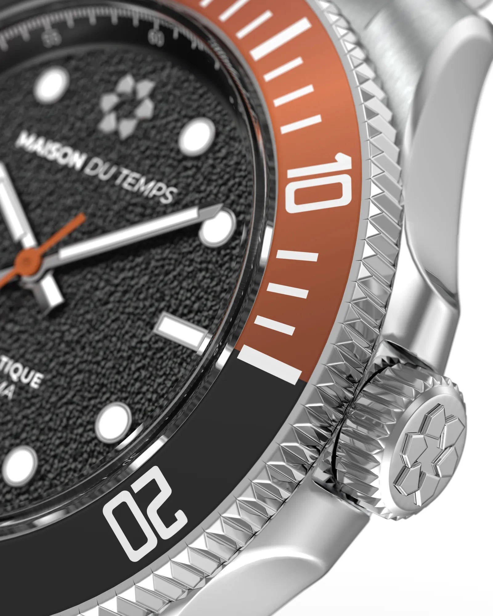 MTSigma Lunette Noir/Orange Acier