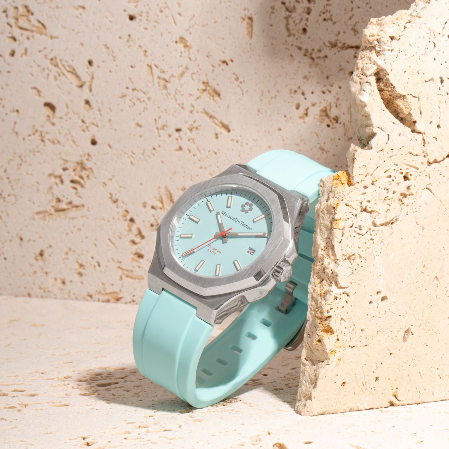 Montre Cadran Turquoise Bracelet Turquoise MTGamma