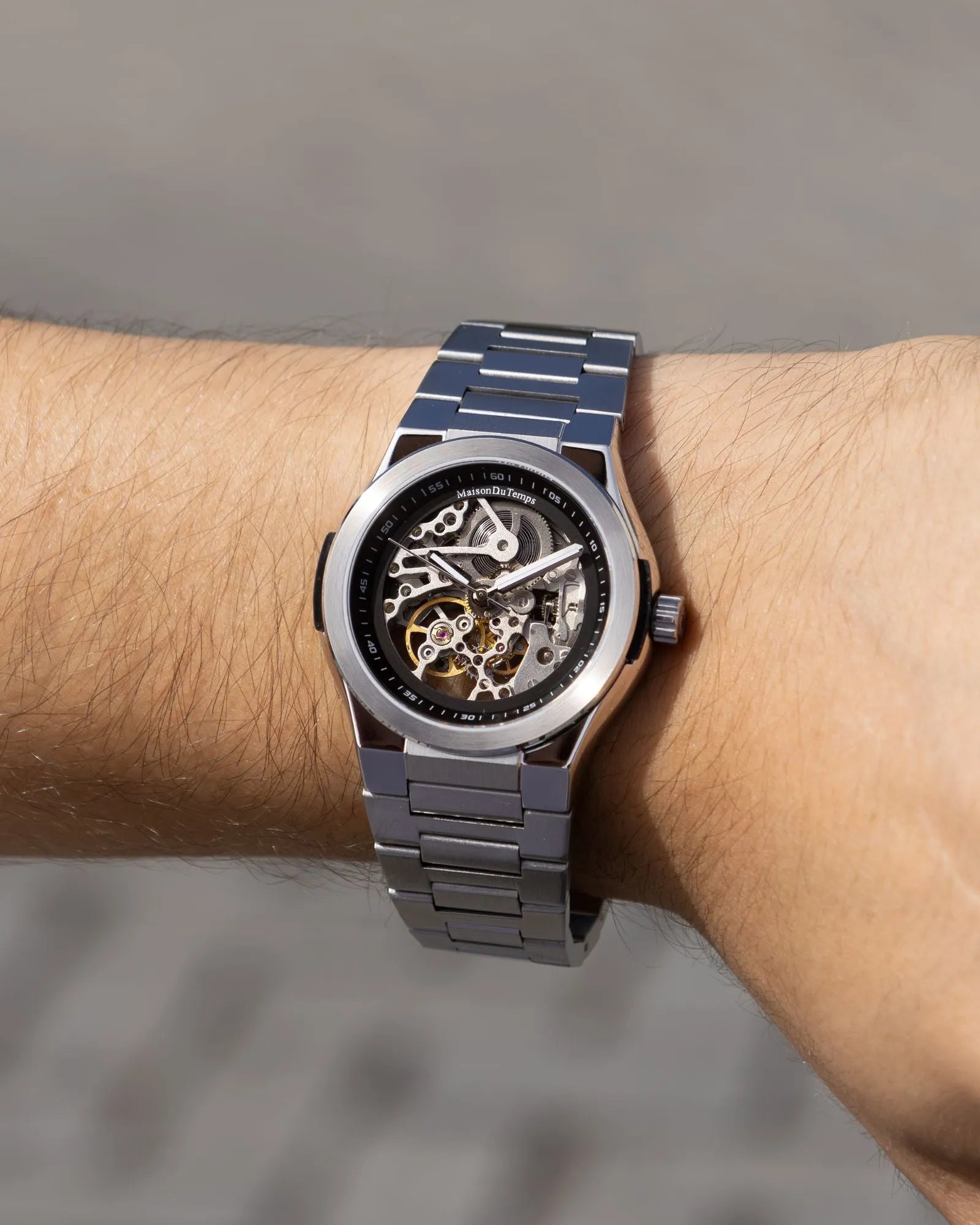 Montre MTEpsilon Skeleton 41mm Automatique Seagull - MaisonDuTemps