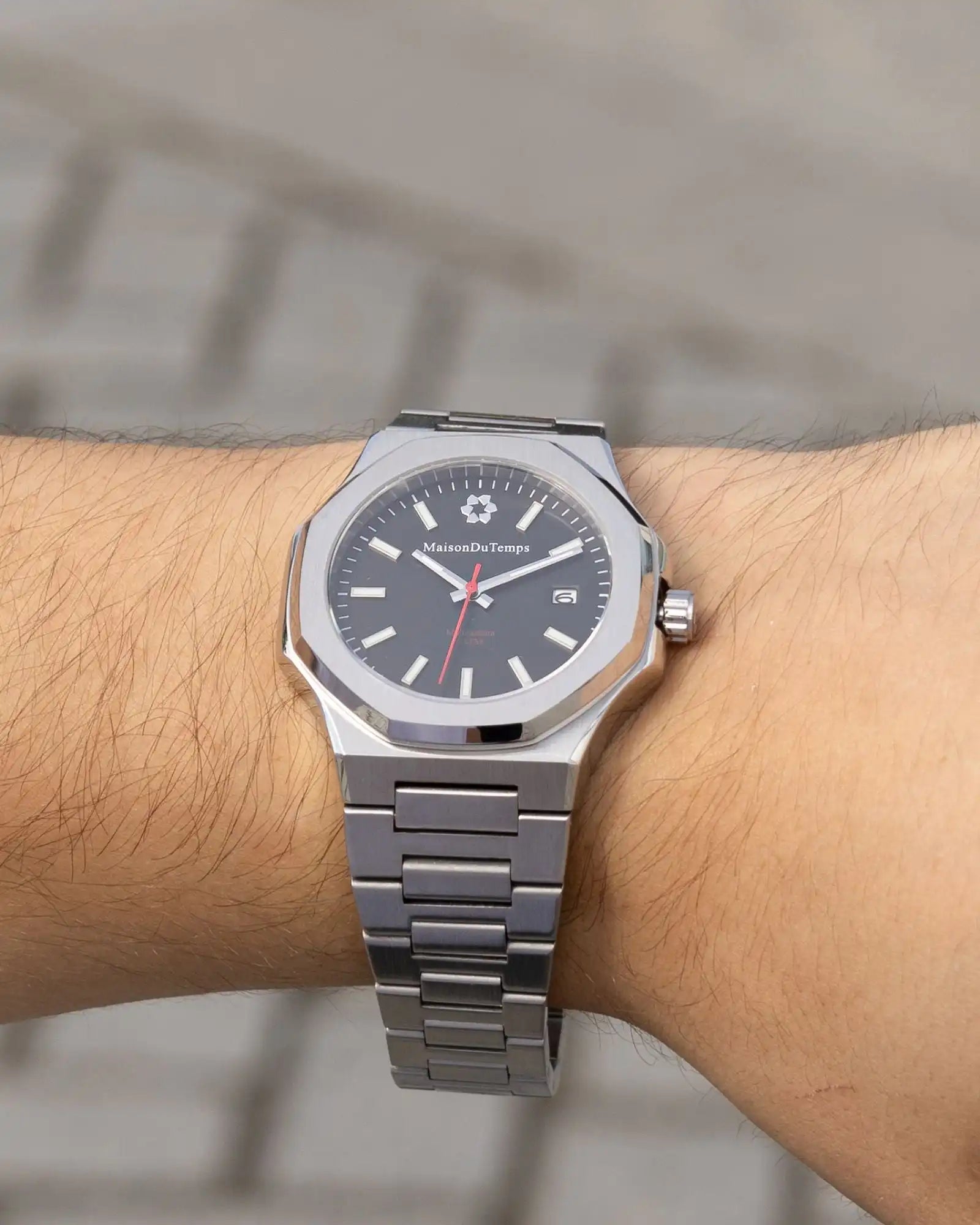 Montre MTGamma Noir 42mm Quartz Miyota - MaisonDuTemps