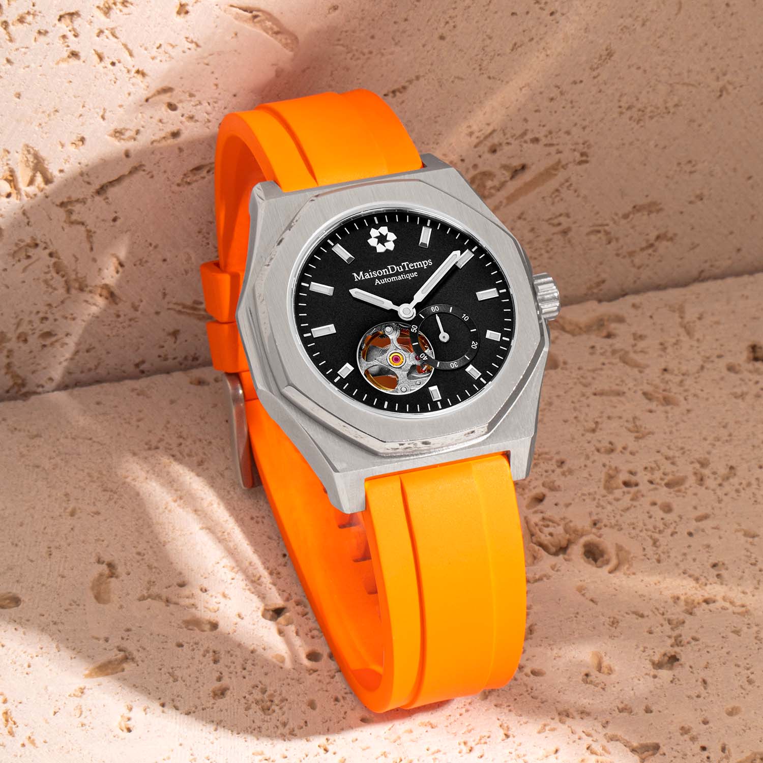 Bracelet montre 20mm caoutchouc