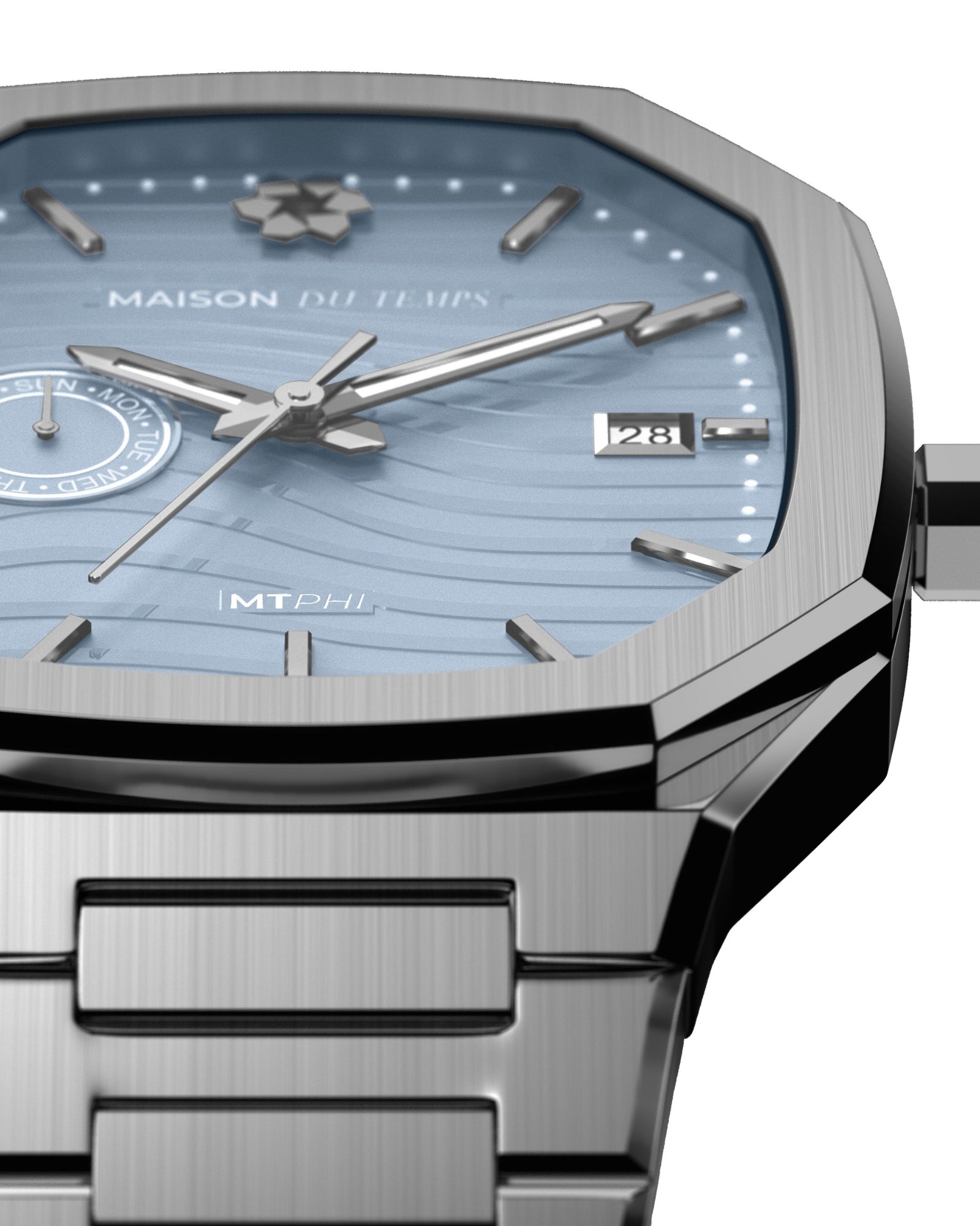 MTPhi Day-Date Bleu Acier