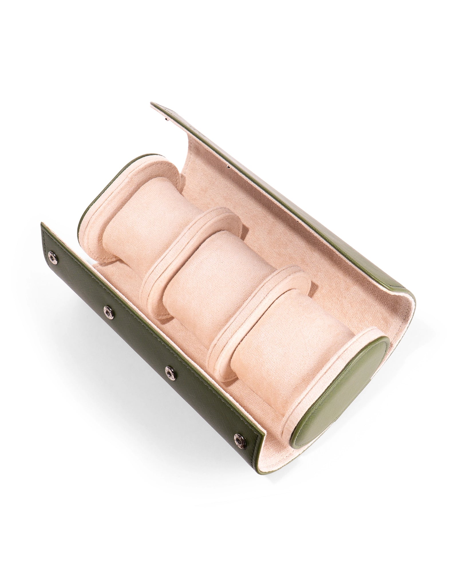 Watch Roll Green - 3 Watches