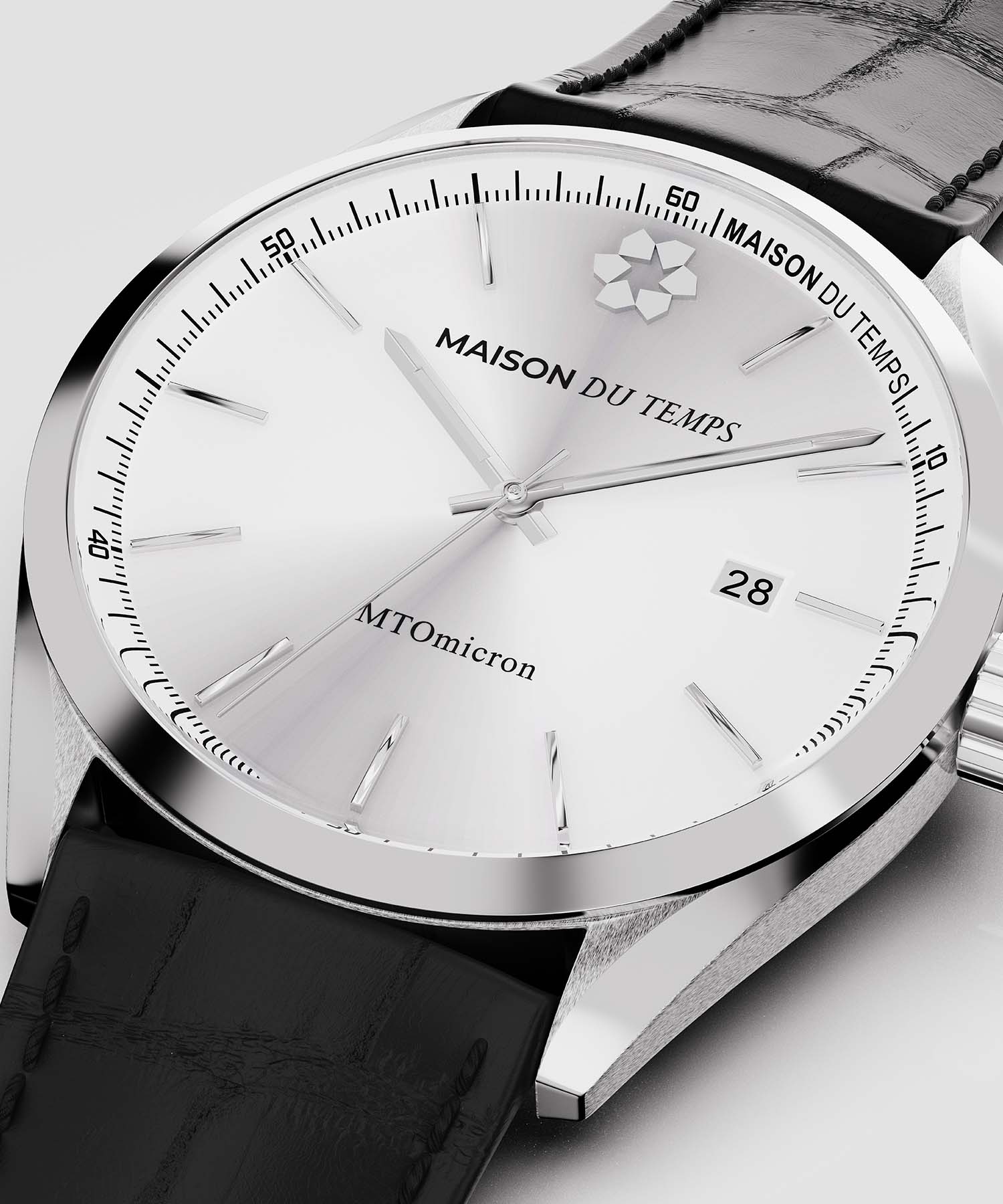 Montre Homme DressWatch Bracelet Cuir MTOmicron Macro