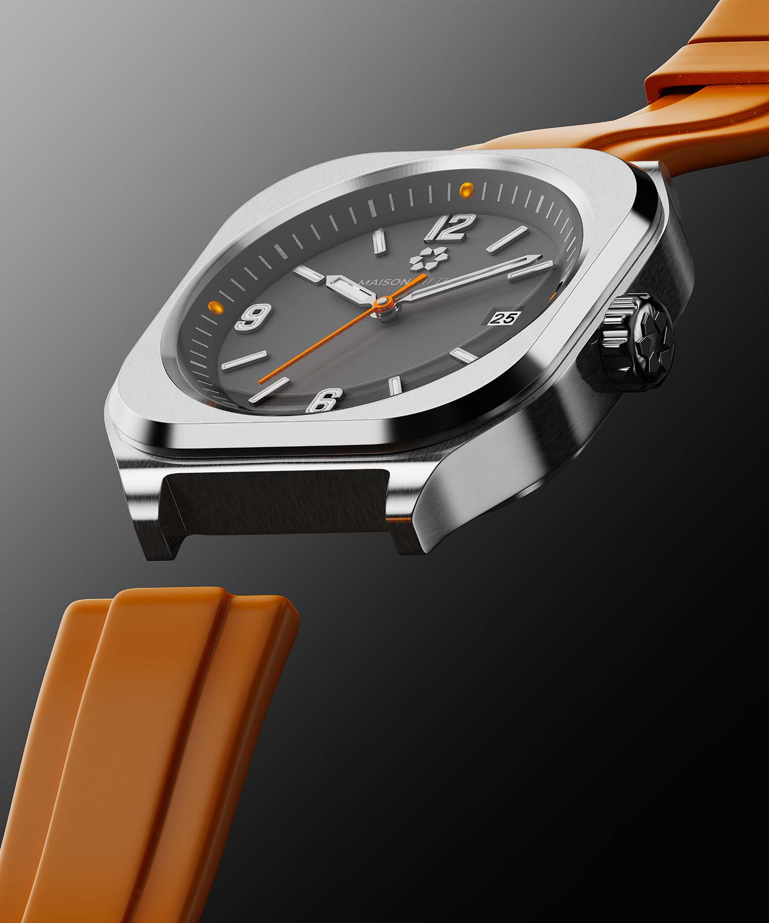 Montre Homme MTIota Bracelet Orange Macro
