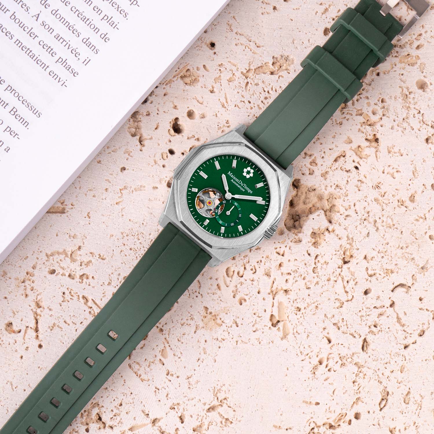 Montre coeur ouverte automatique Miyota Homme MaisonDuTemps