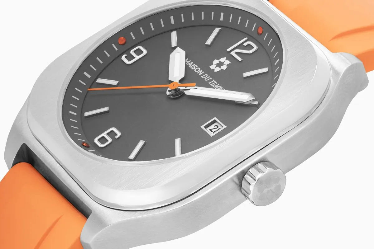 Montre carré automatique pour homme 