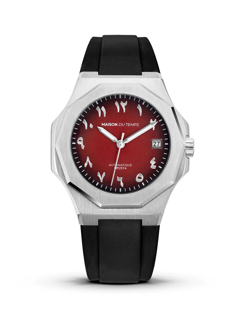 MTZeta Arabic Red Silicone Black