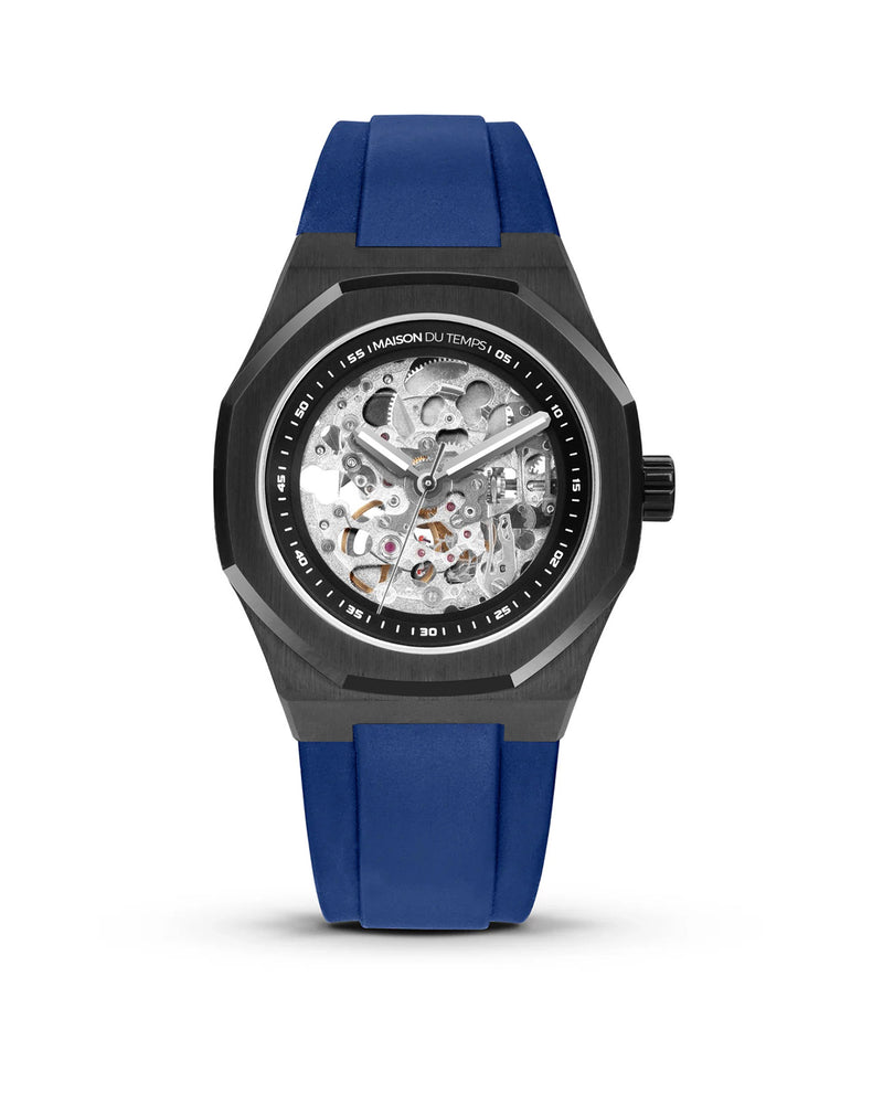 MTBeta Skeleton Black Edition Silicone Bleu