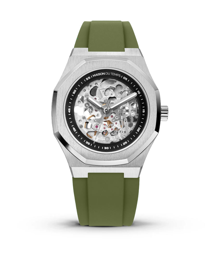 MTBeta Skeleton Miyota Silicone Khaki