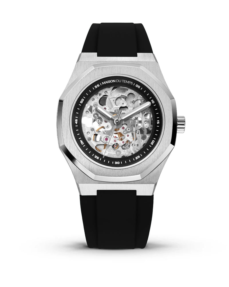 MTBeta Skeleton Miyota Silicone Noir