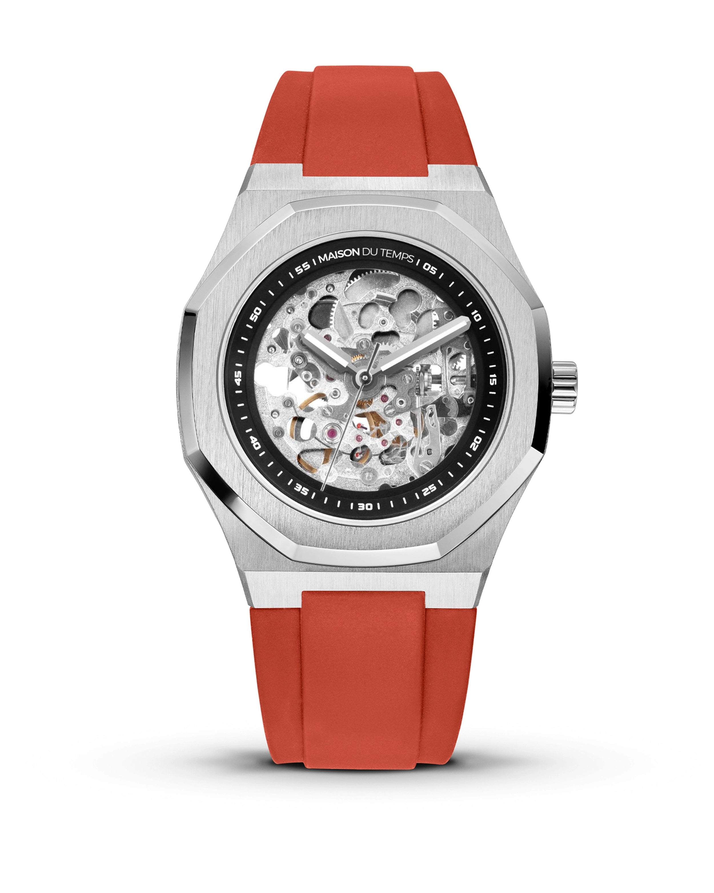 MTBeta Skeleton Miyota Silicone Rouge