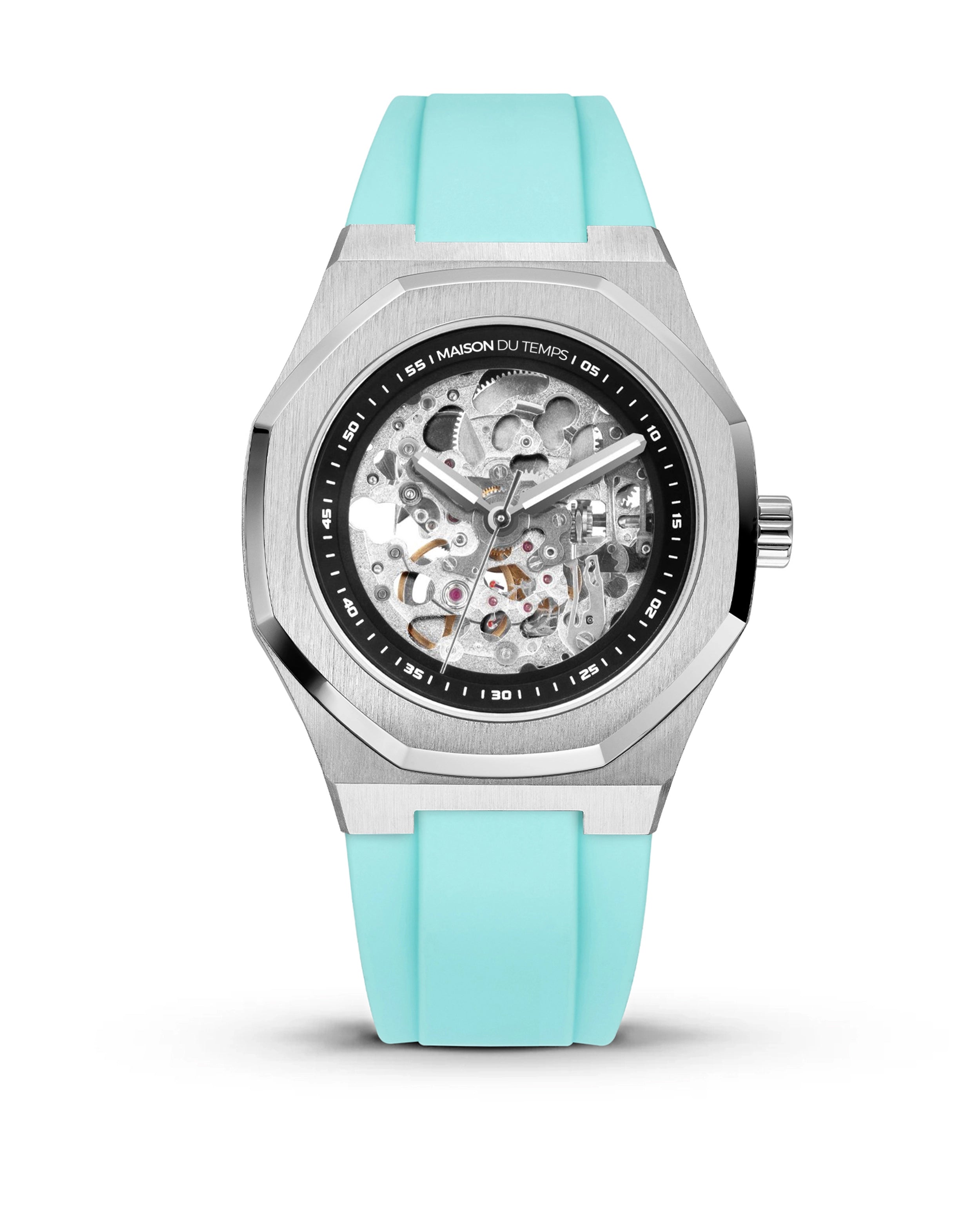 MTBeta Skeleton Miyota Silicone Turquoise