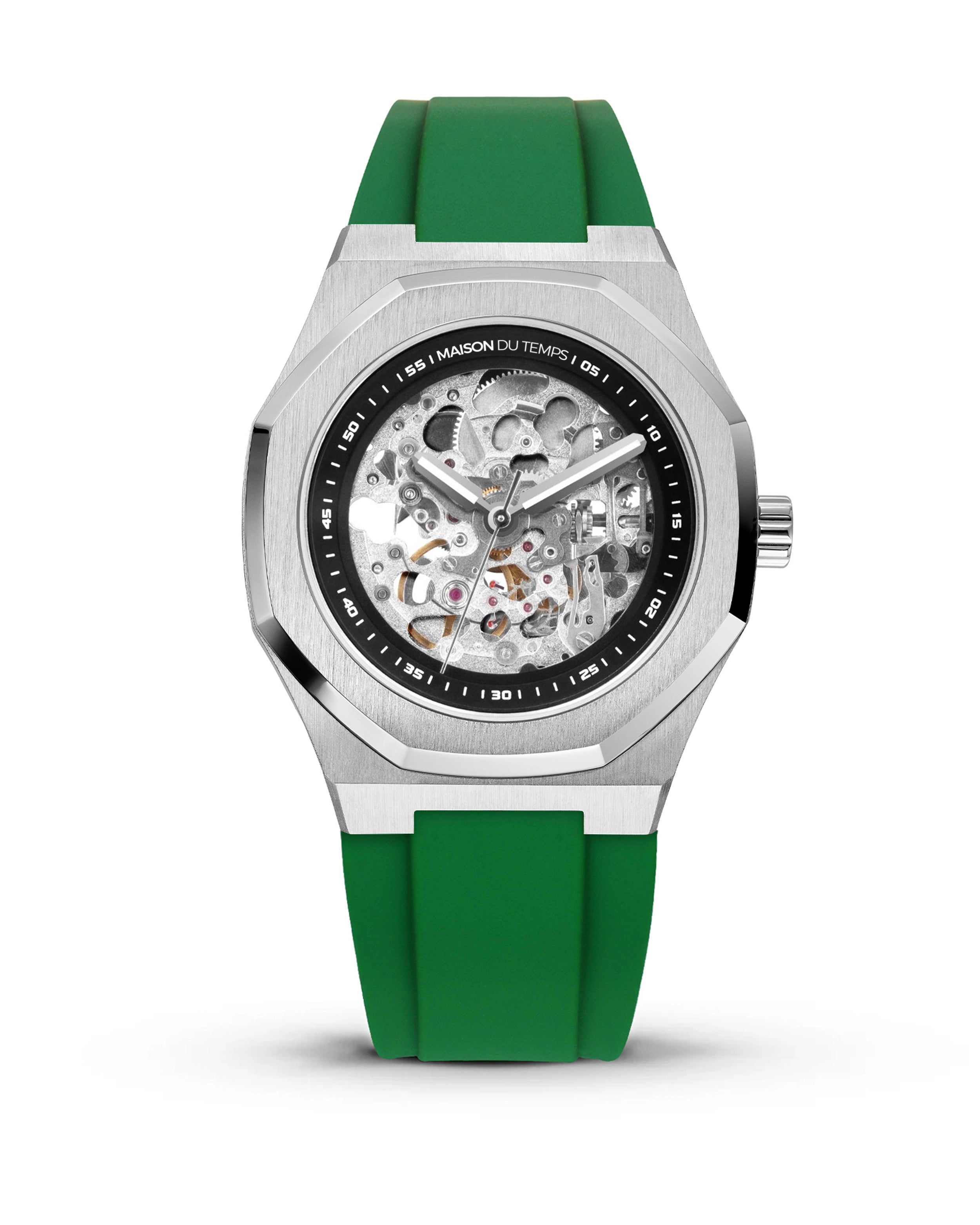 MTBeta Skeleton Miyota Silicone Vert