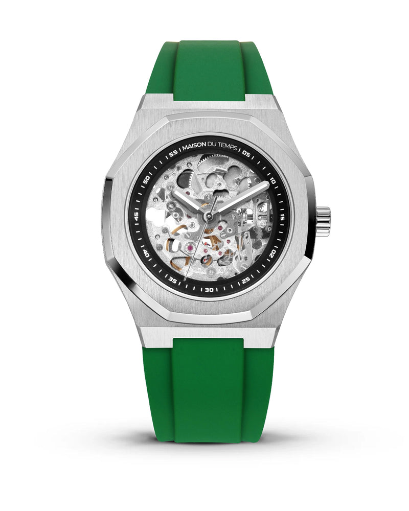 MTBeta Skeleton Miyota Silicone Vert