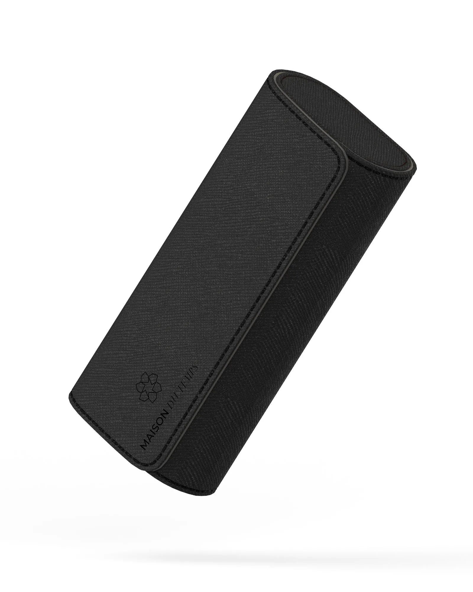 WatchRoll pour 3 montres en cuir noir et feutrine