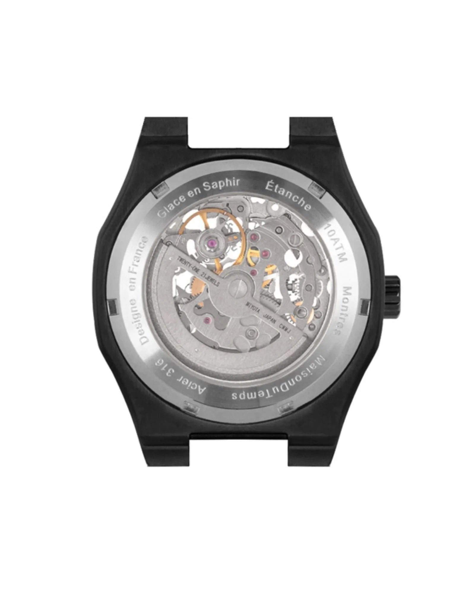 Montre MTBeta skeleton black édition automatique Miyota  