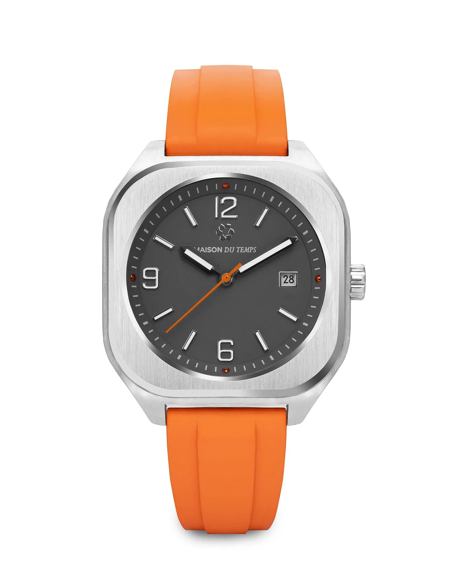 MTIota Gris Caoutchouc Orange