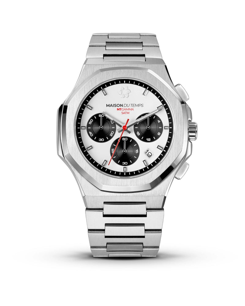 MTGamma Chronographe Blanc Acier