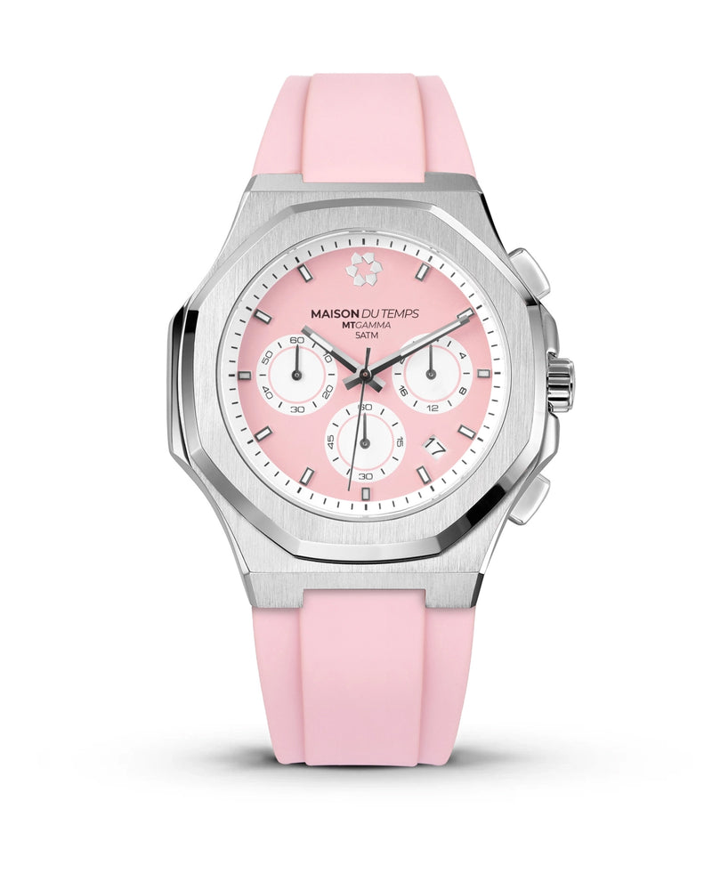 MTGamma Chronographe Rose Silicone Rose