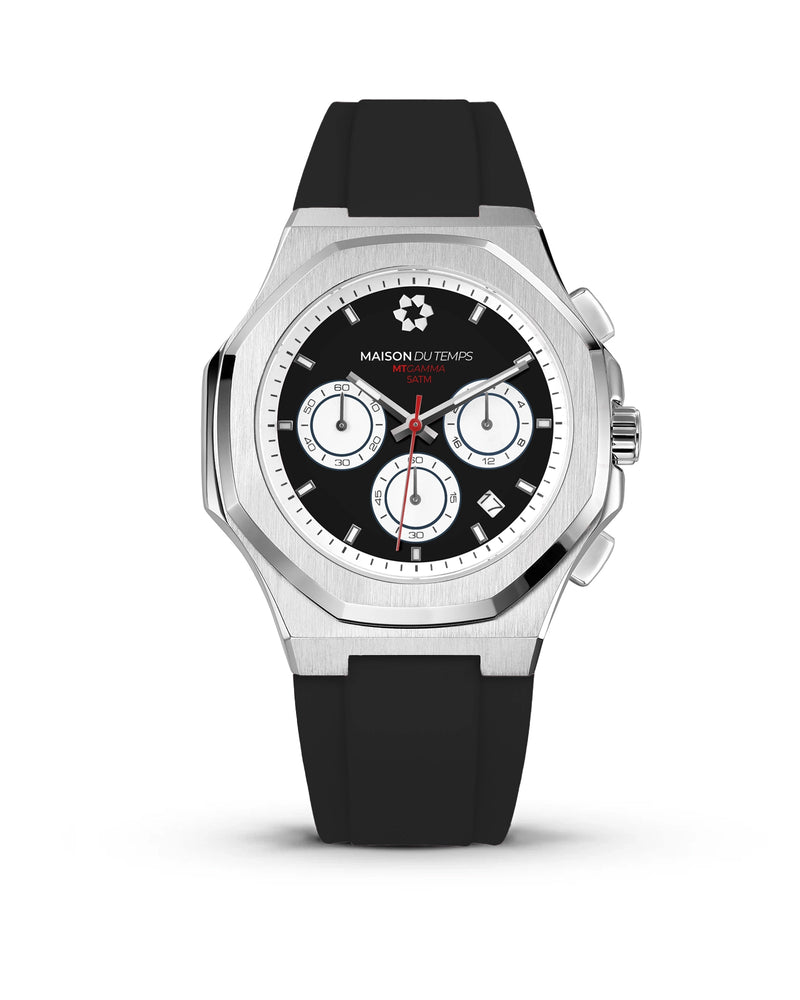 MTGamma Chronographe Noir Silicone Noir