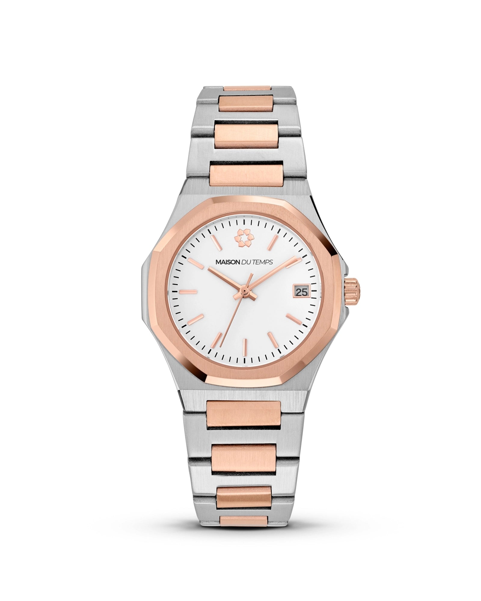 MTGamma Femme Blanc Acier Doré Rose