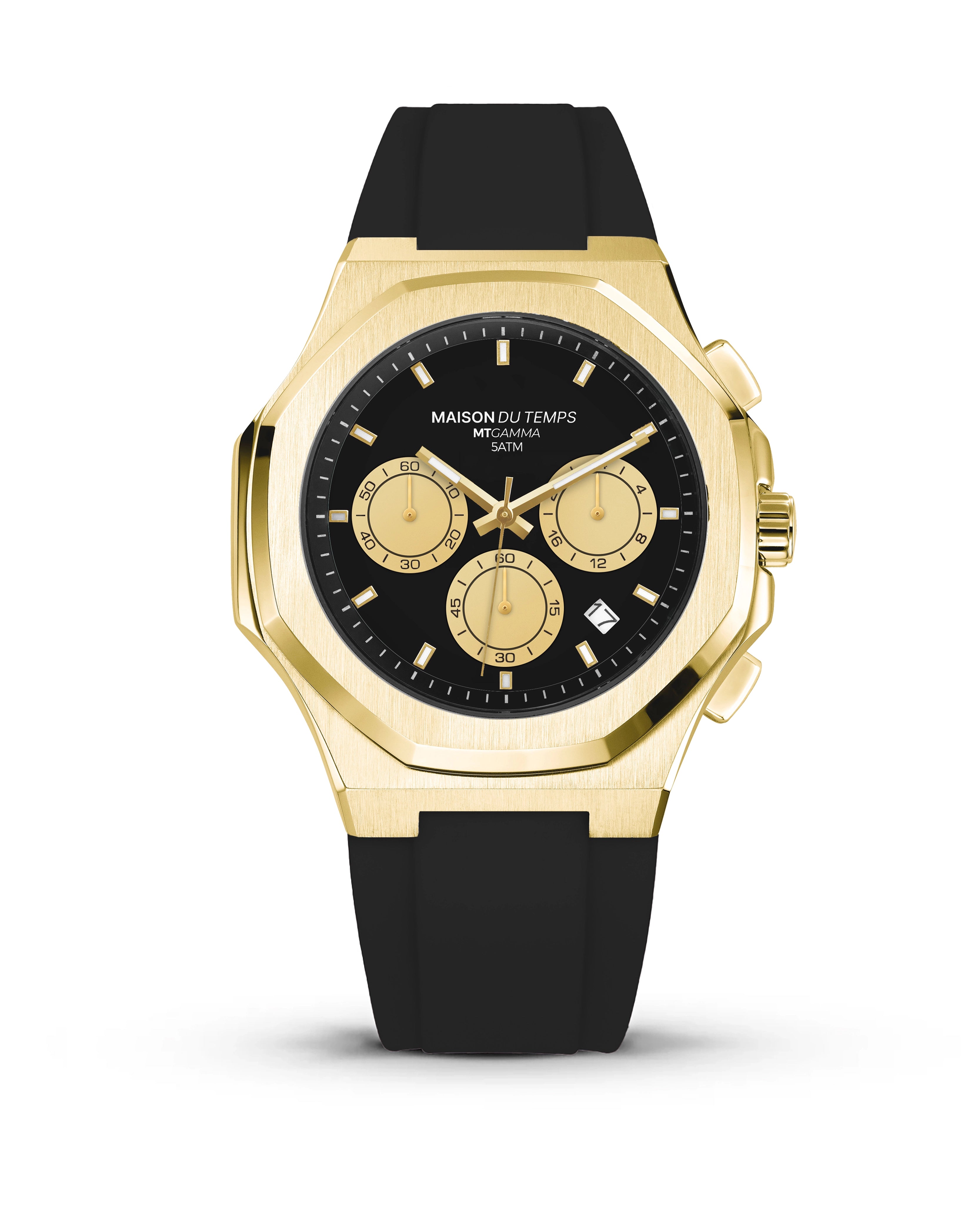 MTGamma Chronograph Schwarz - Goldstahl