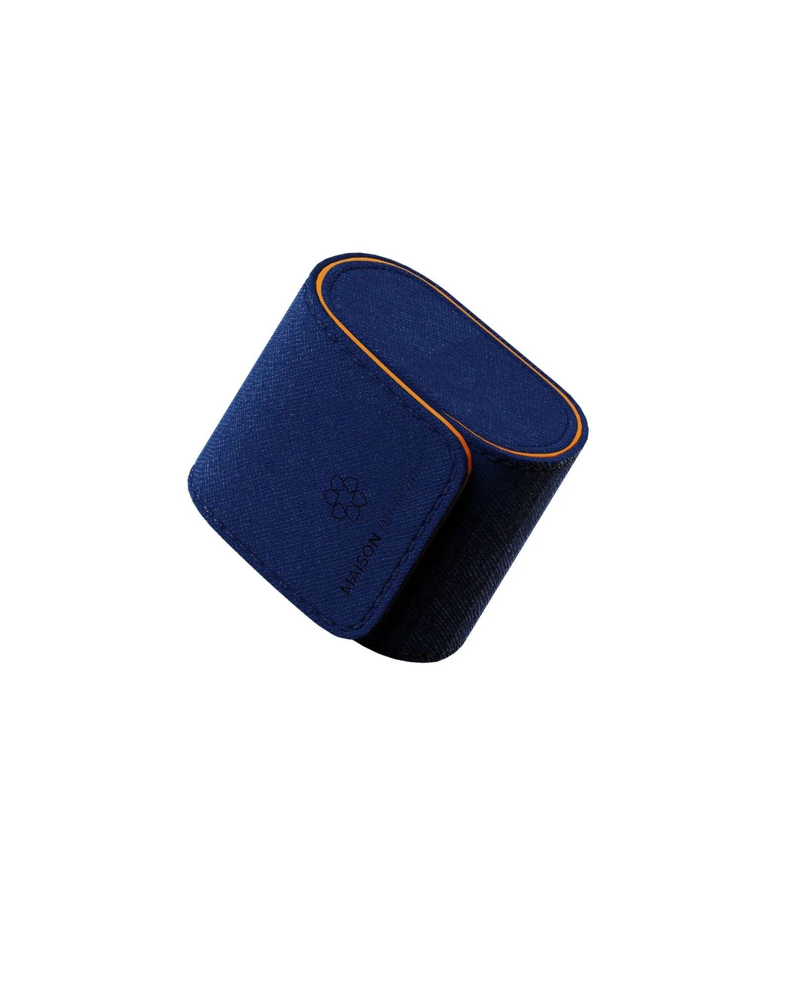 WatchRoll pour 1 montres en cuir bleu et feutrine