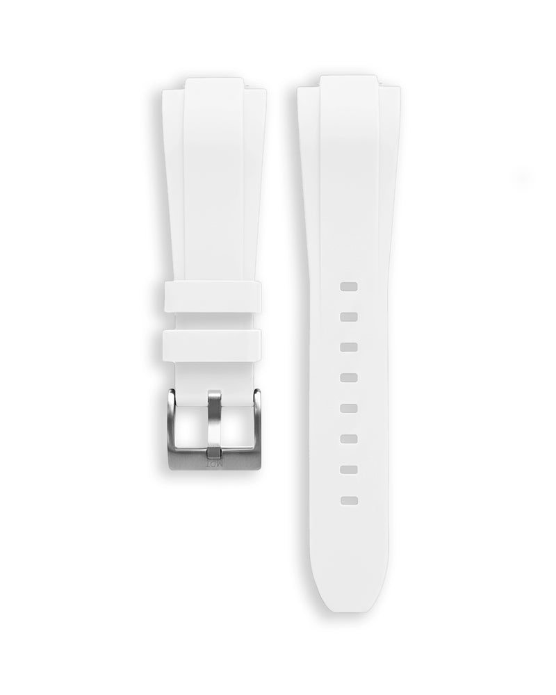 Bracelet Blanc 14mm - Boucle Acier