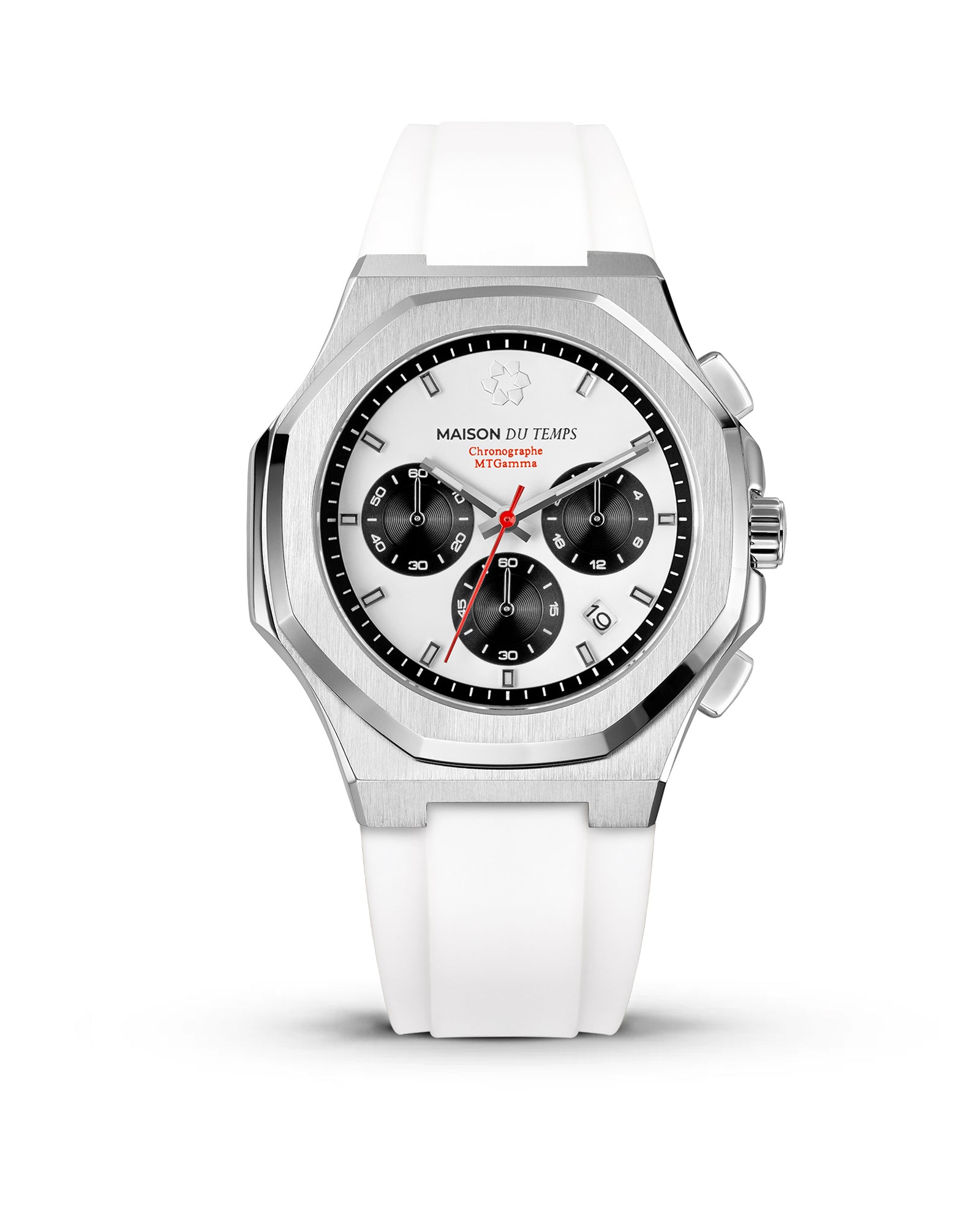 MTGamma Chronographe Blanc Silicone Blanc