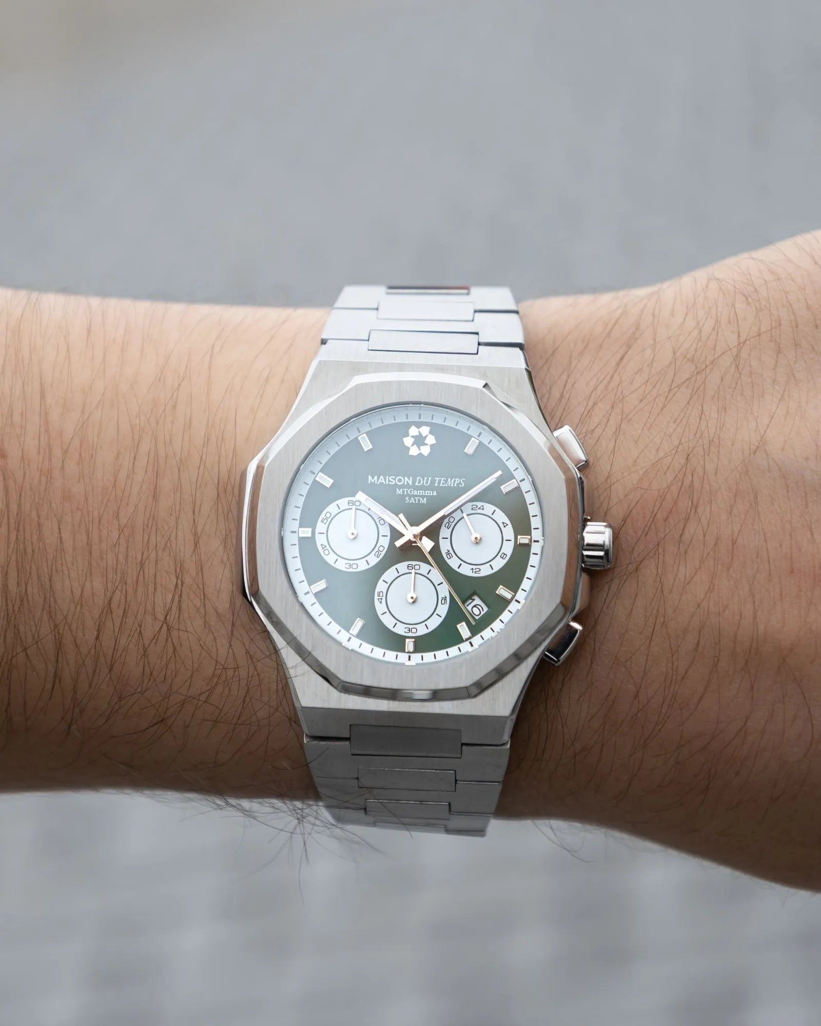 MTGamma Chronographe Vert Acier