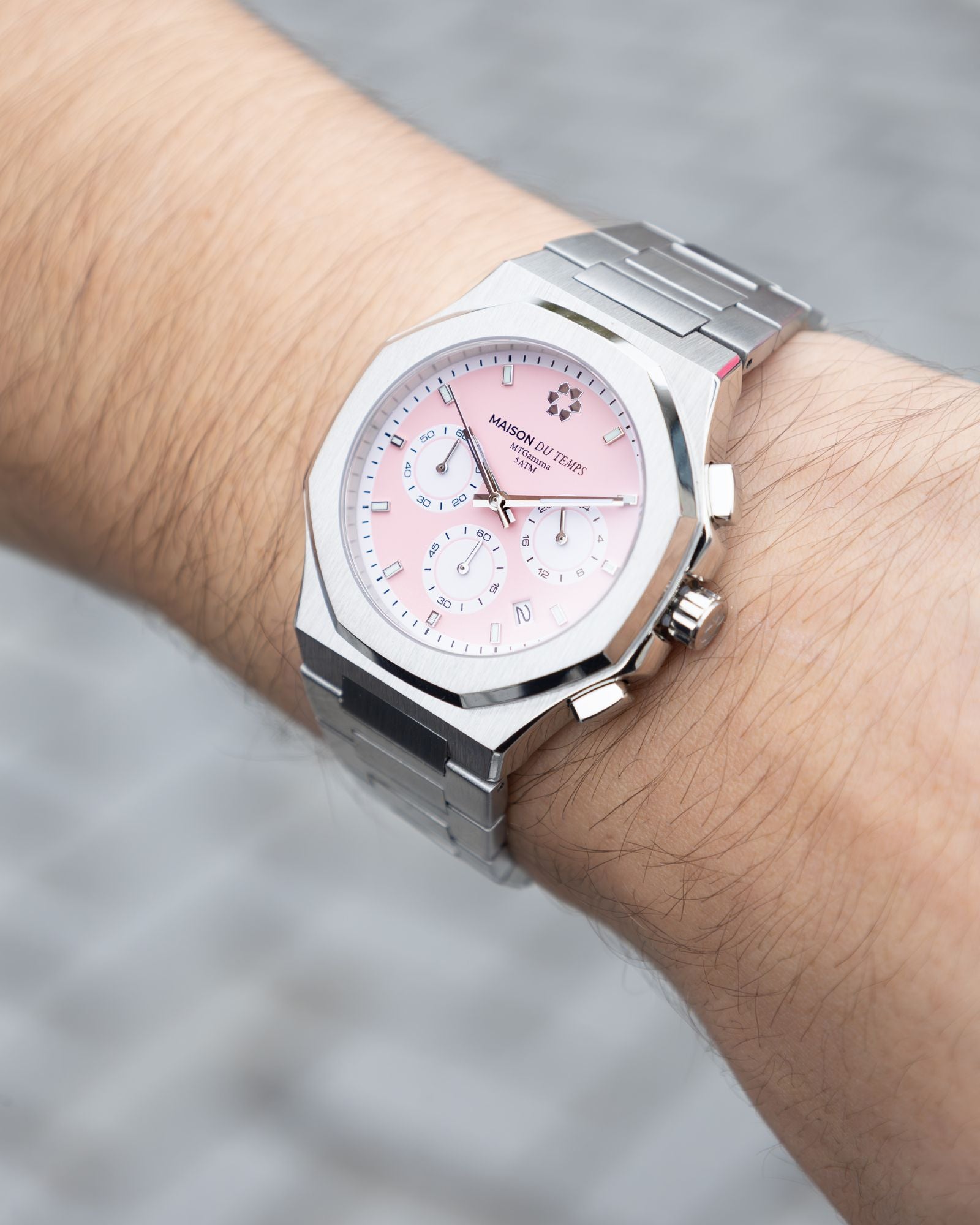 MTGamma Chronographe Rose Acier