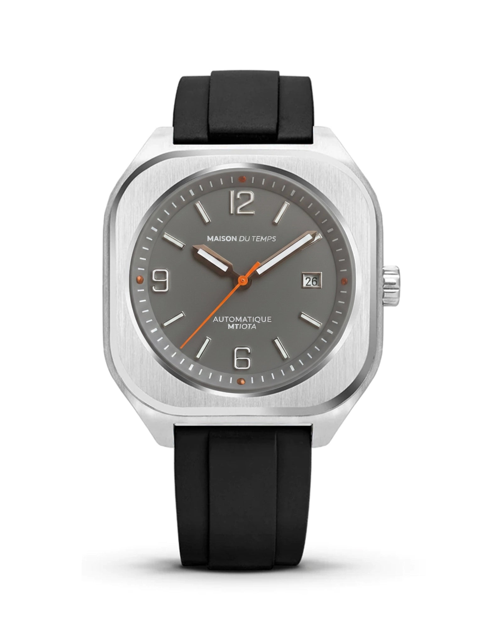 MTIota Gris Caoutchouc Noir